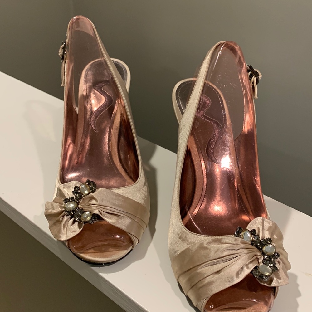 Nina Shoes Satin High Heel
